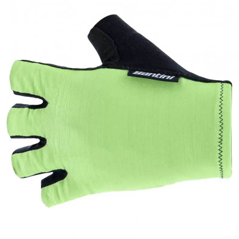 2021 Santini Cubo Cycling Gloves in Green