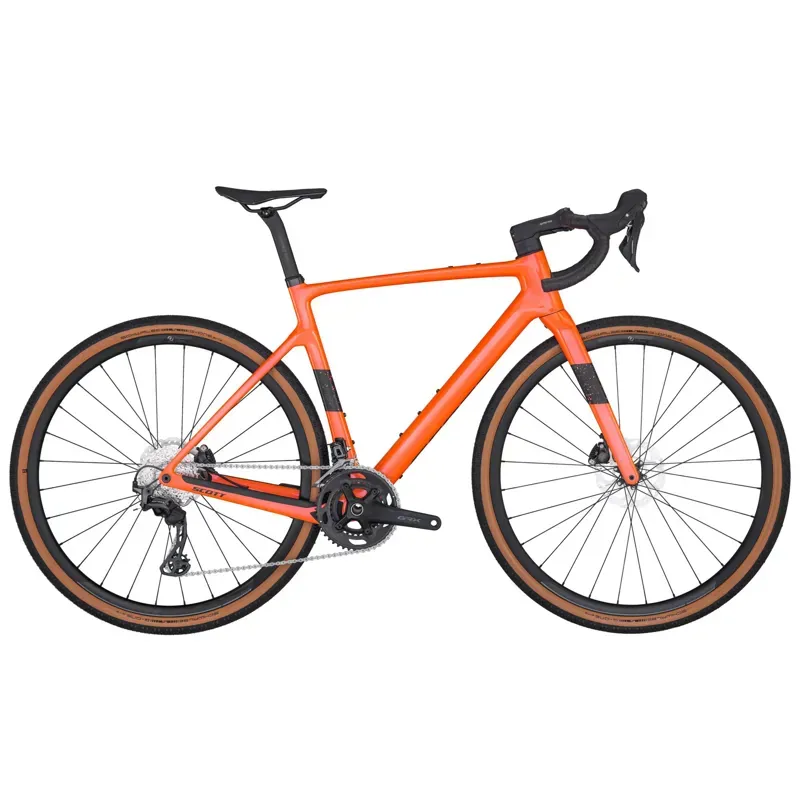 Scott Addict Gravel 40 Bike in Acid Orange