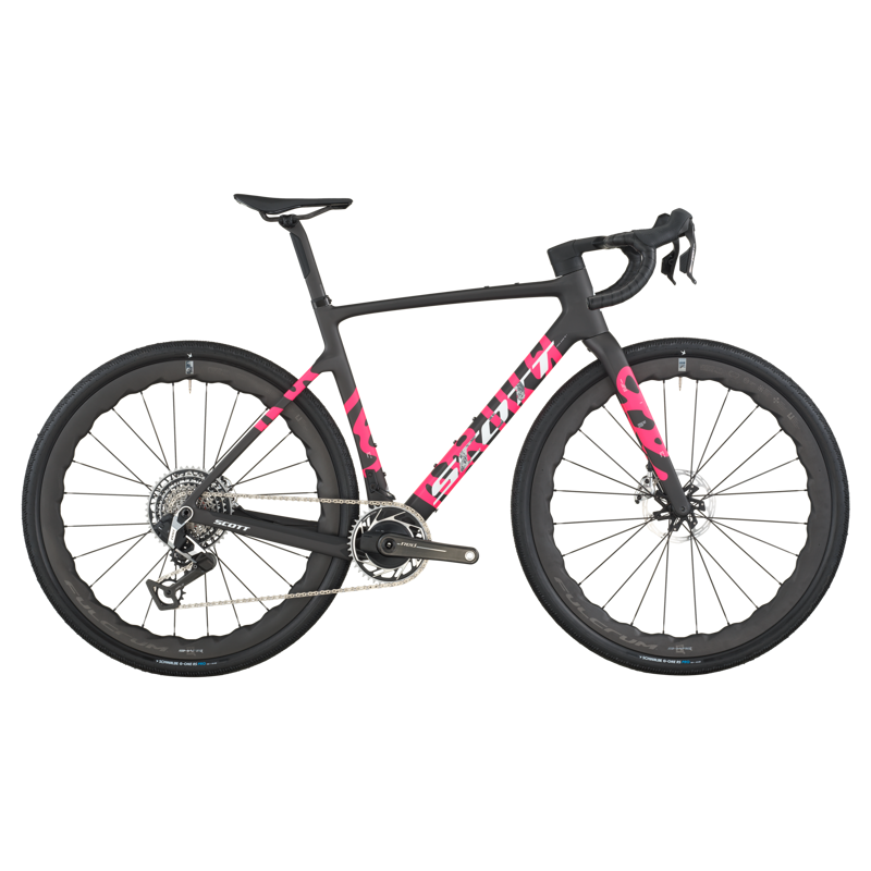 Scott Addict Gravel RC Bike in Carbon Black