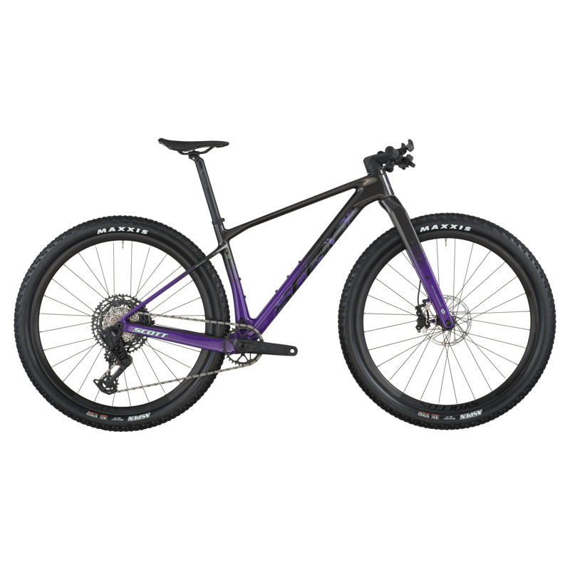 Scott Scale Gravel 10 Bike in Carbon Black/Indigo Purple