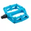 DMR V6 Cro-Mo Axle Plastic Flat Pedal in Blue