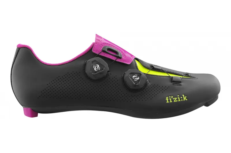 Fizik R3 Aria Road Shoes in Black/Yellow-8