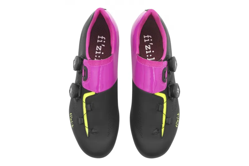 Fizik R3 Aria Road Shoes in Black/Yellow-9