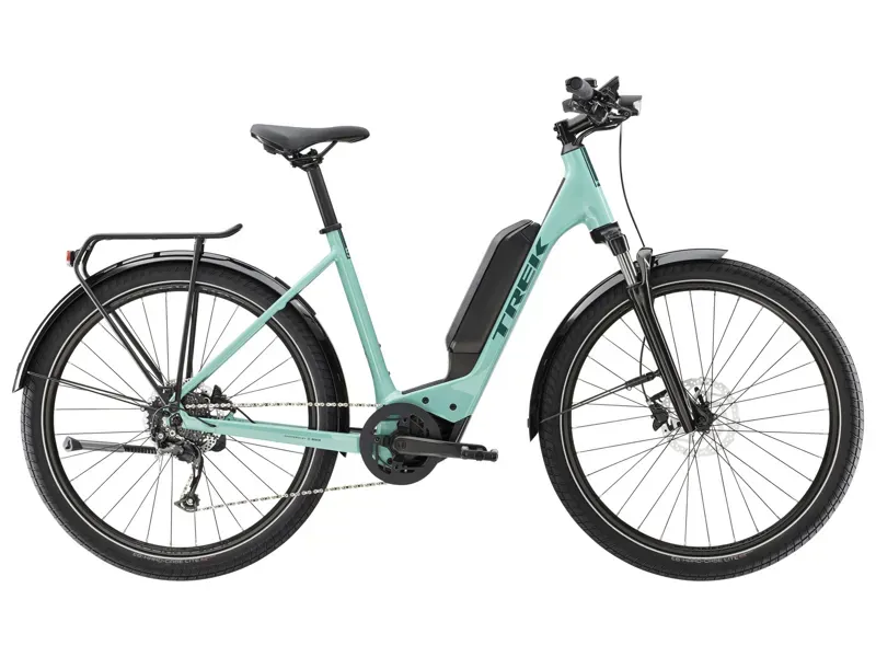 Trek Allant+ 5 2023 Lowstep 545wh Electric City Bike in Blue Sage