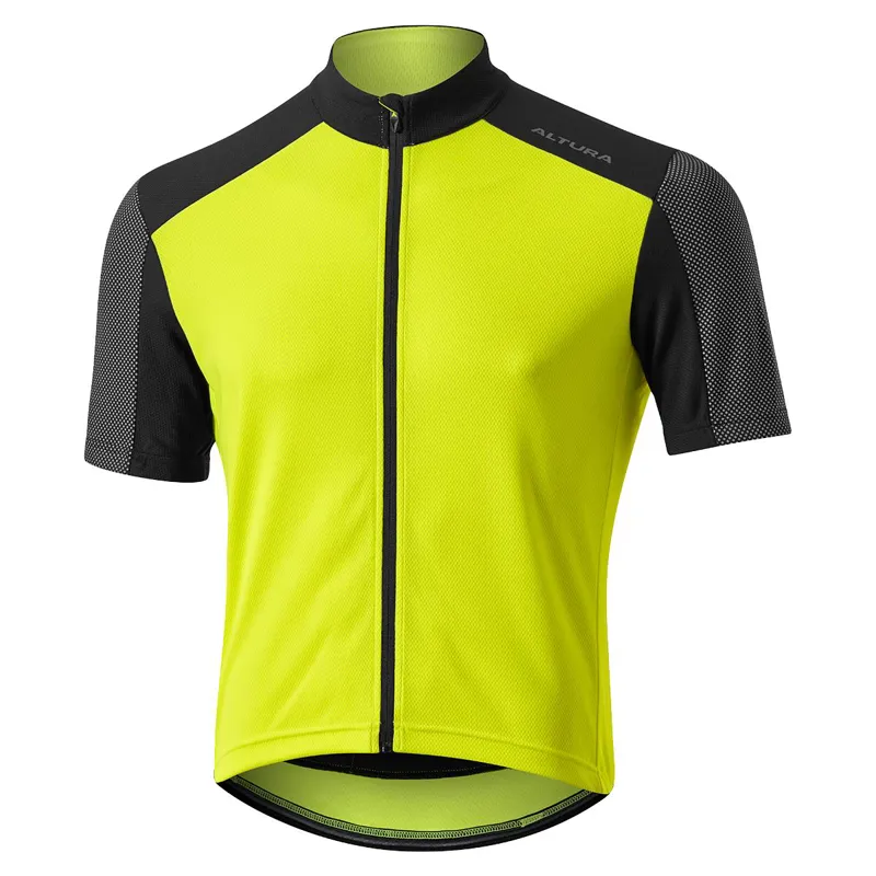 Altura Men's Cycling Airstream Short Sleeve Relaxed Fit Jersey Hi-Viz Size Large