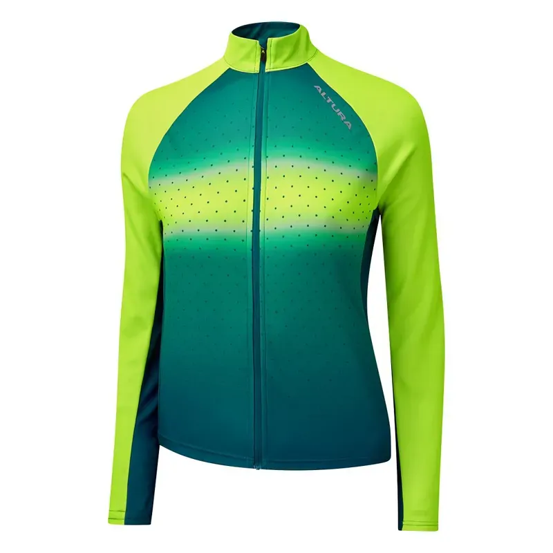 Altura Airstream Long Sleeve Womens Jersey in Green