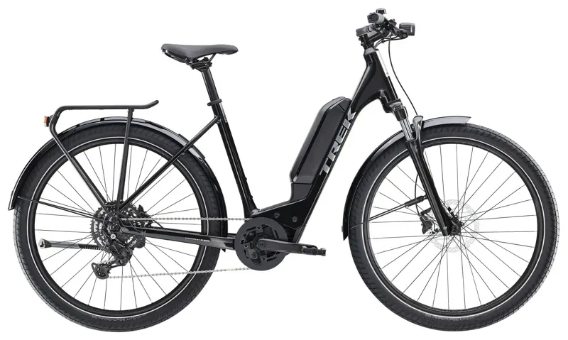 Trek Allant+ 5 800Wh Lowstep Electric Hybrid Bike In Trek Black