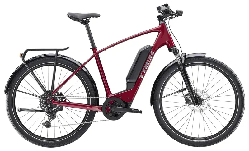 Trek Allant+ 5 800Wh Electric Hybrid Bike In Rage Red