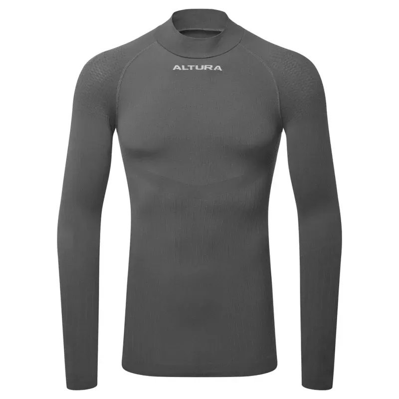 Altura Tempo Seamless Long Sleeve Baselayer in Charcoal