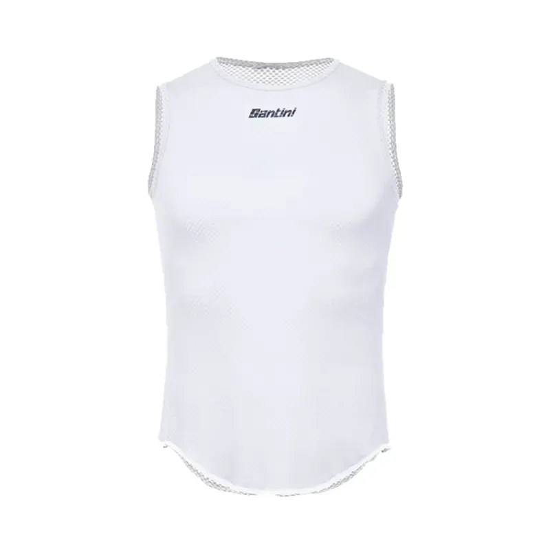 Santini 365 Lieve Sleeveless Base Layer in White