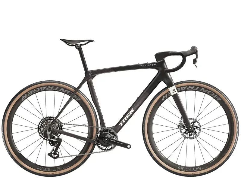 Trek Checkmate SLR 9 AXS Gravel Race Bike In Gloss Trek Black Mat