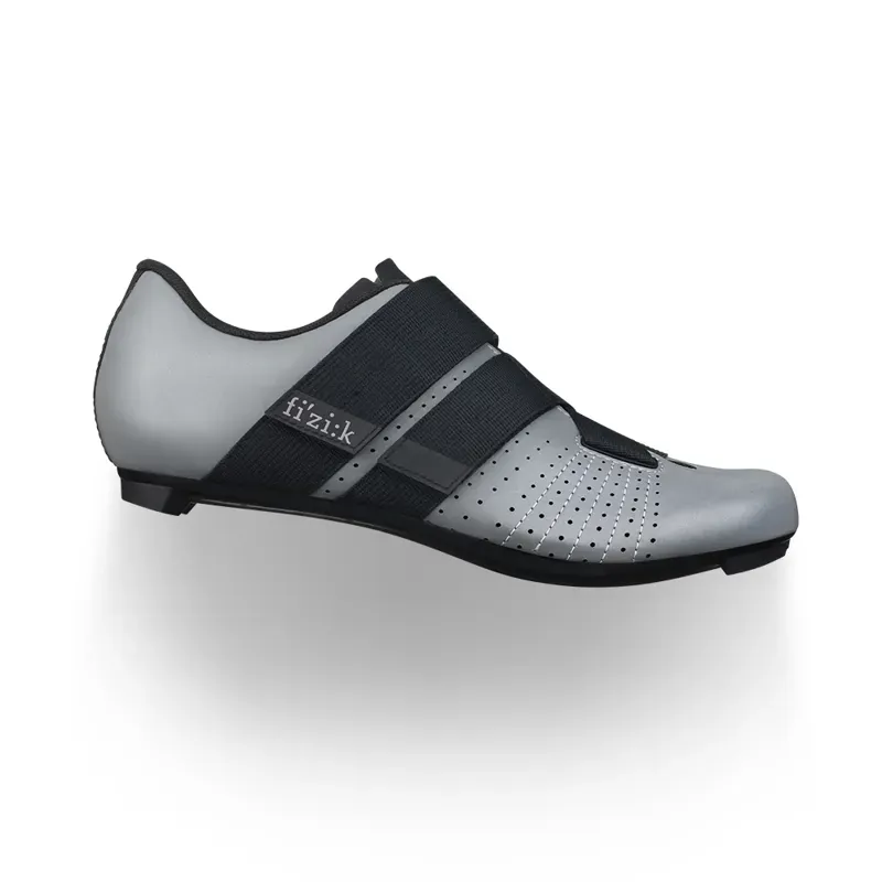 Fizik Tempo Powerstrap R5 Reflective Road Shoe in Grey