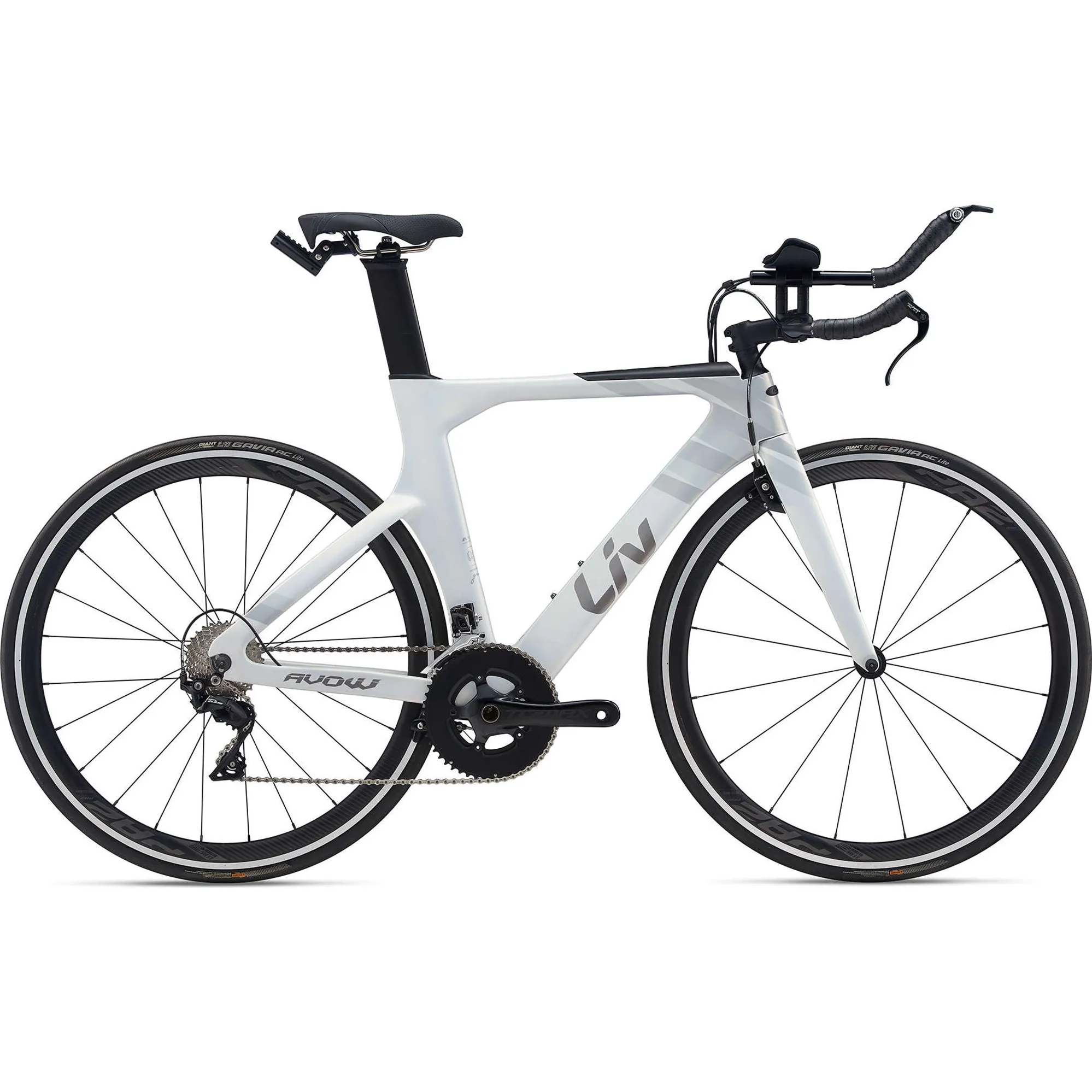 2021 Liv Avow Advanced Triathlon Bike in White - Main Image
