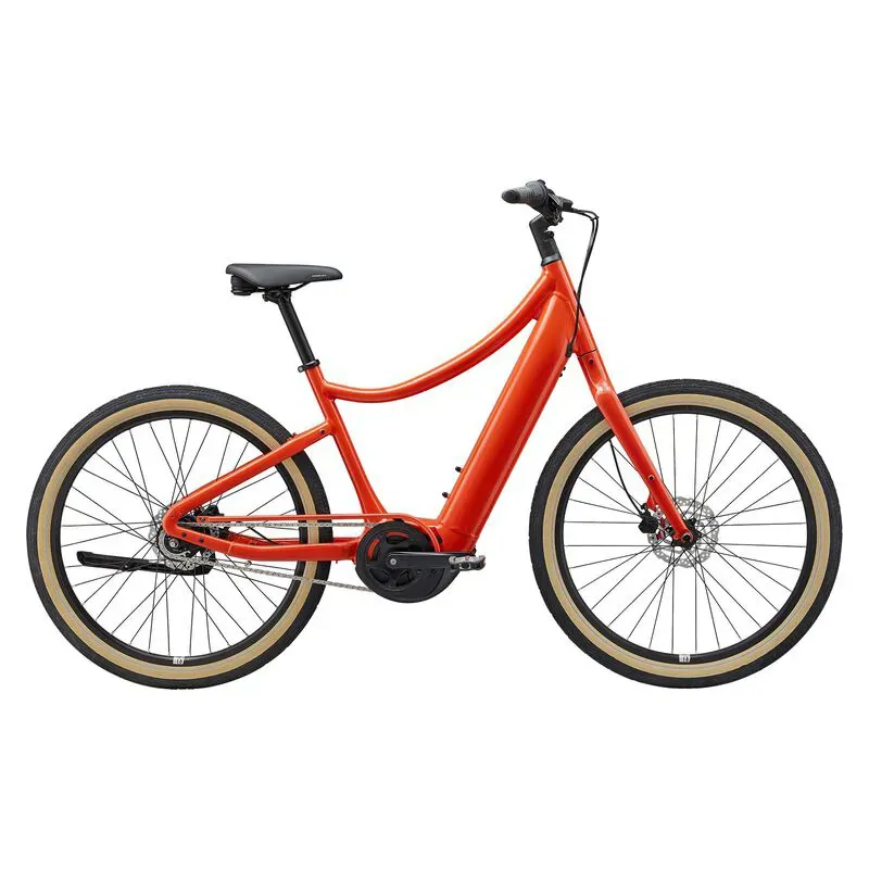 Momentum Vida E+ GTS Electric Hybrid Bike in Tequila Sunrise
