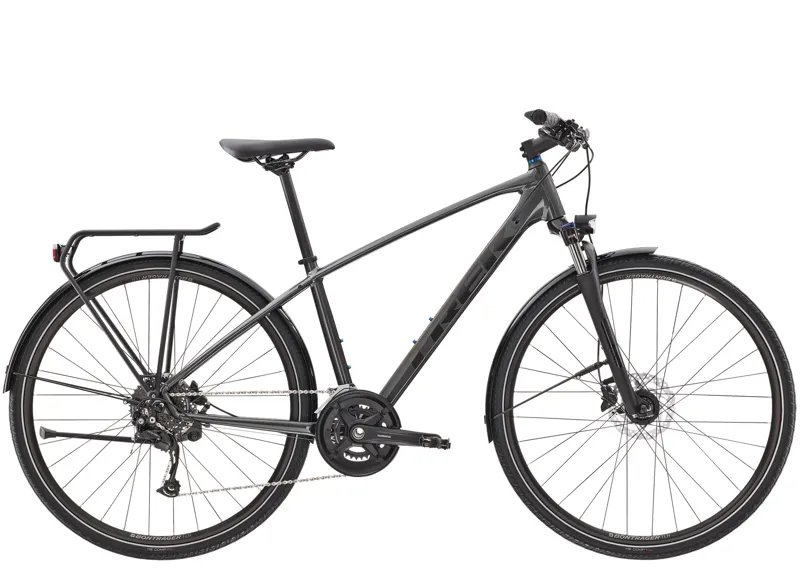 Trek Dual Sport 3 Equipped Hybrid Bike in Grey