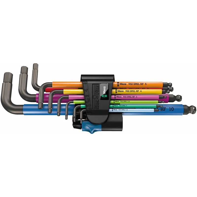 Wera Tools 950/9 Hex-Plus Multicolour HF 1 L-Key Set in BlackLaser