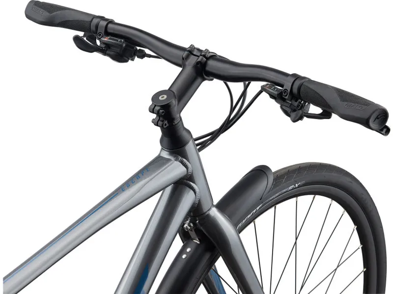 2021 Giant Escape 2 City Disc Hybrid Bike in Silver-5