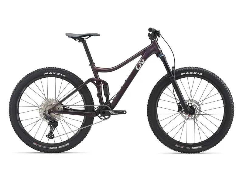 2021 Liv Embolden 2 Full Suspension Mountain Bike in Red