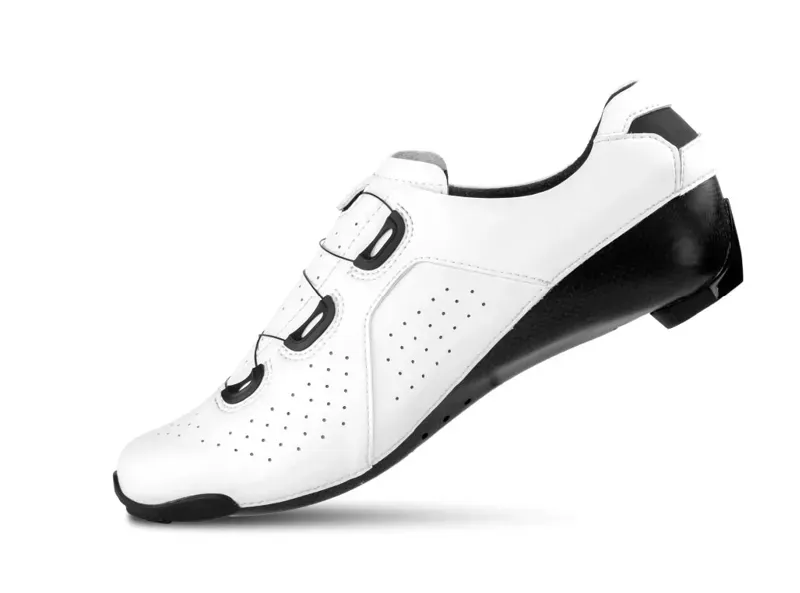 Lake CX400 Cycling Shoes in White/Black-2