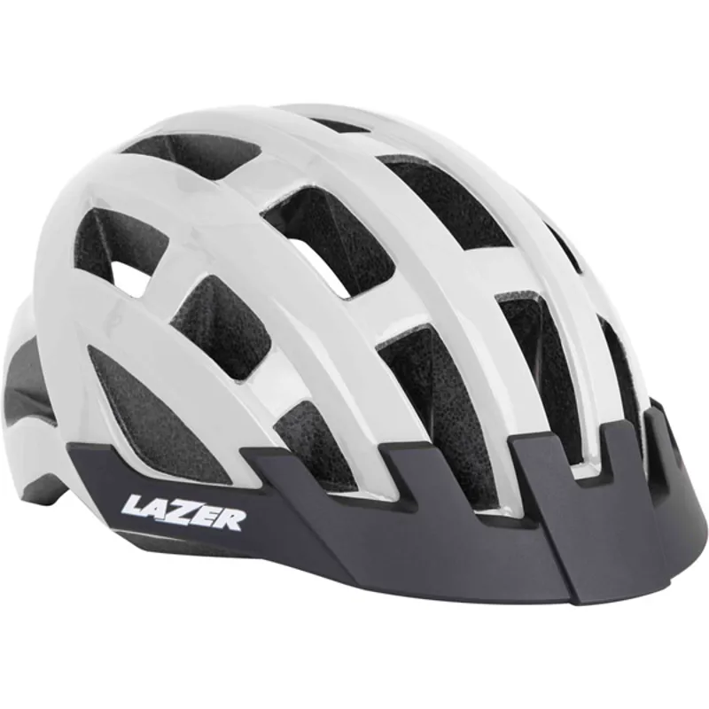 Lazer Compact 54-61cm Uni-Adult Helmet In White 