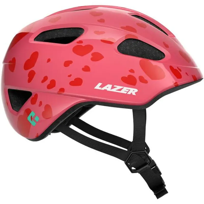 Lazer NutZ KC Kid's Helmet in Little Hearts-1