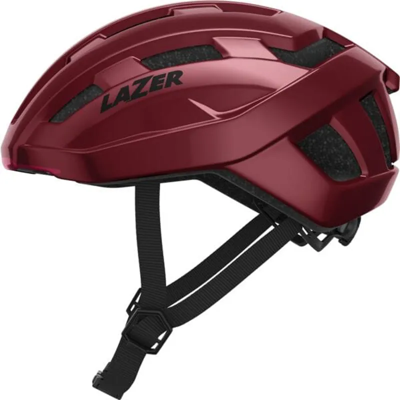 Lazer Tempo KinetiCore Helmet in Berry-2