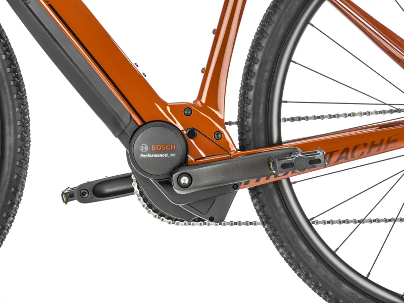 Moustache Dimanche 29.6 500Wh Electric Gravel Bike in Terracotta-4