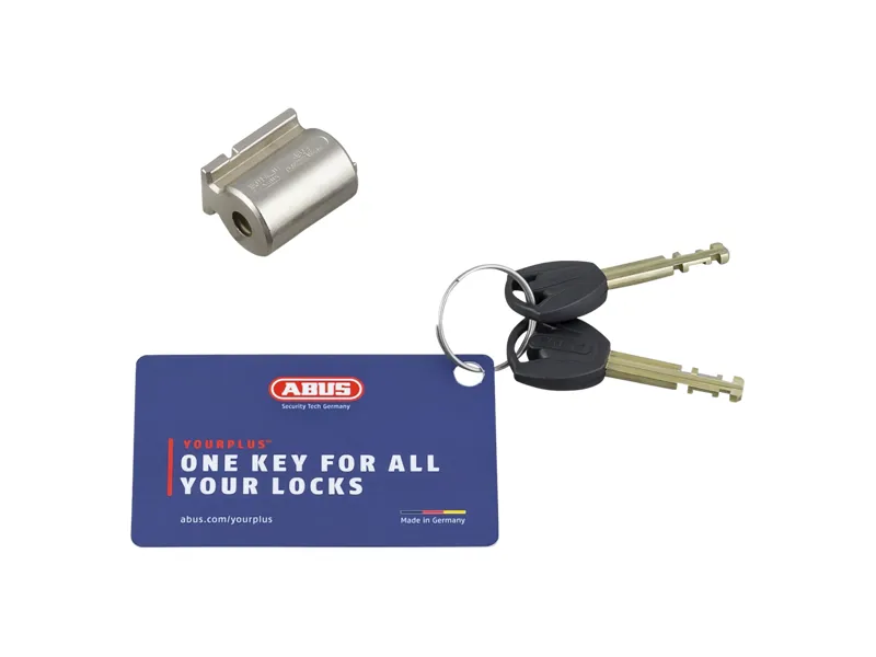 Abus Fazua Downtube Battery Lock in Silver