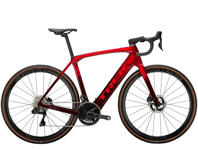 Trek Domane+ SLR 9 Electric Road Bike in Carbon Red Smoke