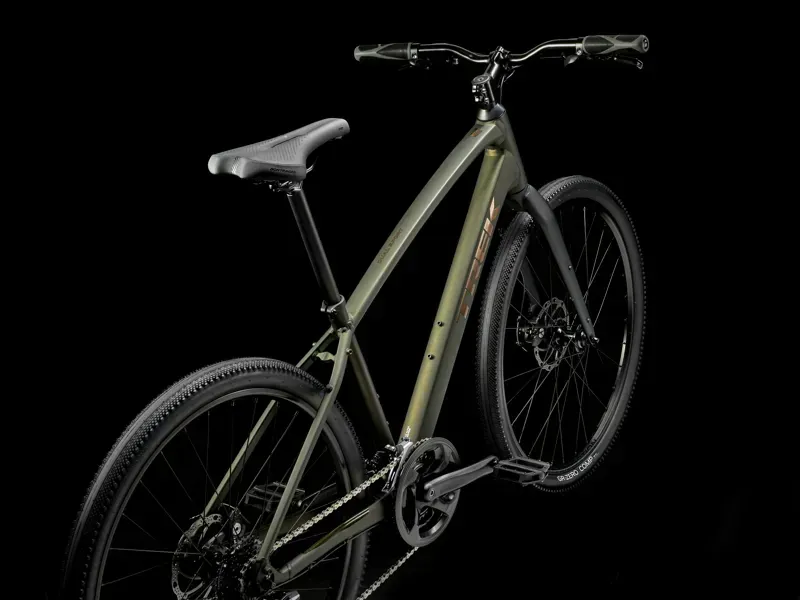 Trek Dual Sport 1 Hybrid Bike in Black Olive-2