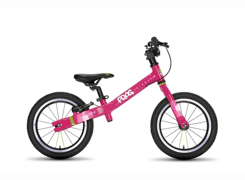 Frog Tadpole Plus Kids Balance Bike In Pink