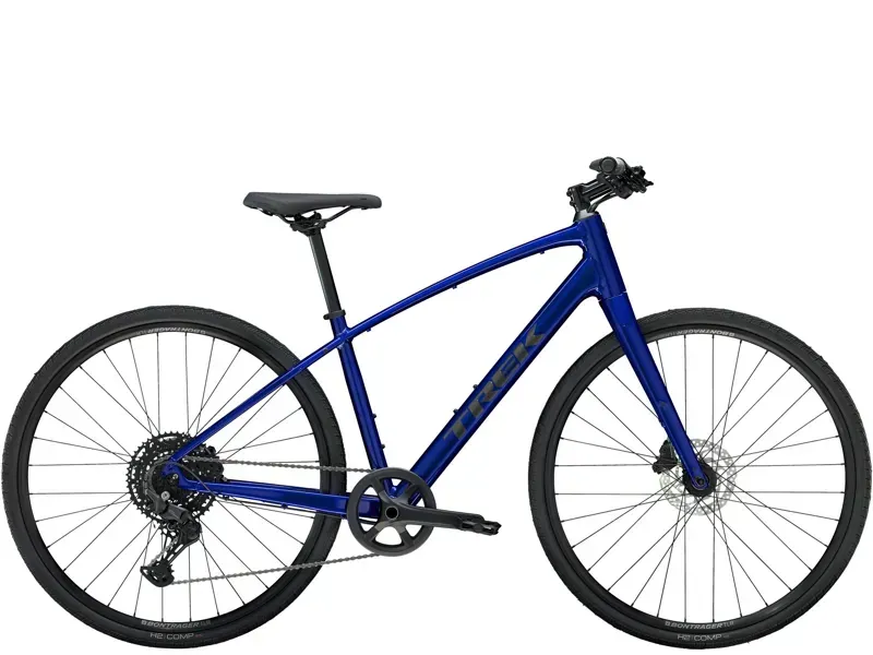 Trek FX 3 Hybrid Bike In Hex Blue