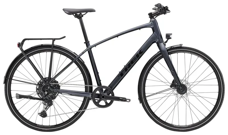 Trek FX 3 Equipped Hybrid Bike In Galactic Grey