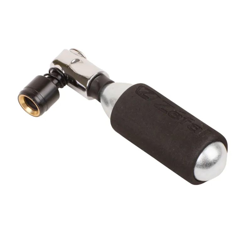 Zefal EZ Big Shot 16g Co2 Inflator w/ Cartridge in Black/Silver