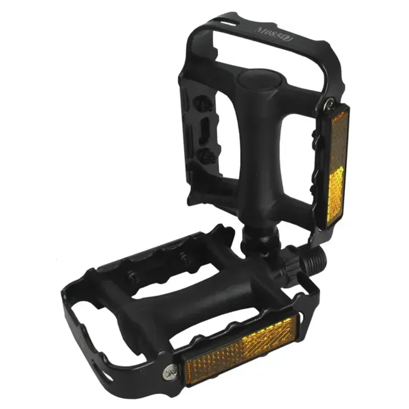 KranX CityTrek Polymer Bearing 9/16-inch Steel/Plastic Pedals in Black