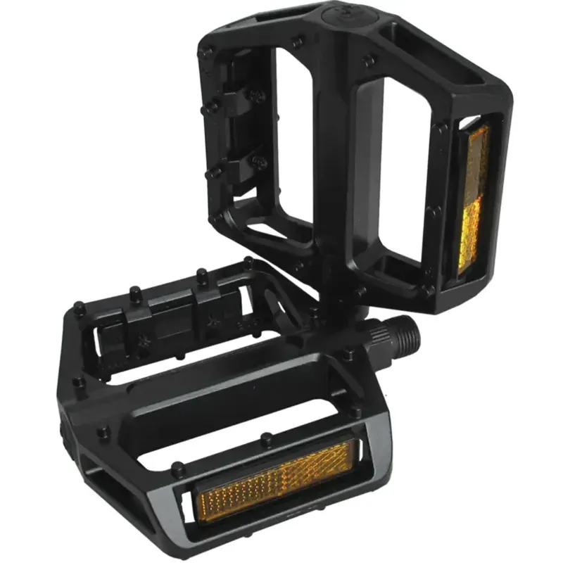 KranX AllTrail Polymer Bearing 9/16-inch Alloy Platform Pedals in Black