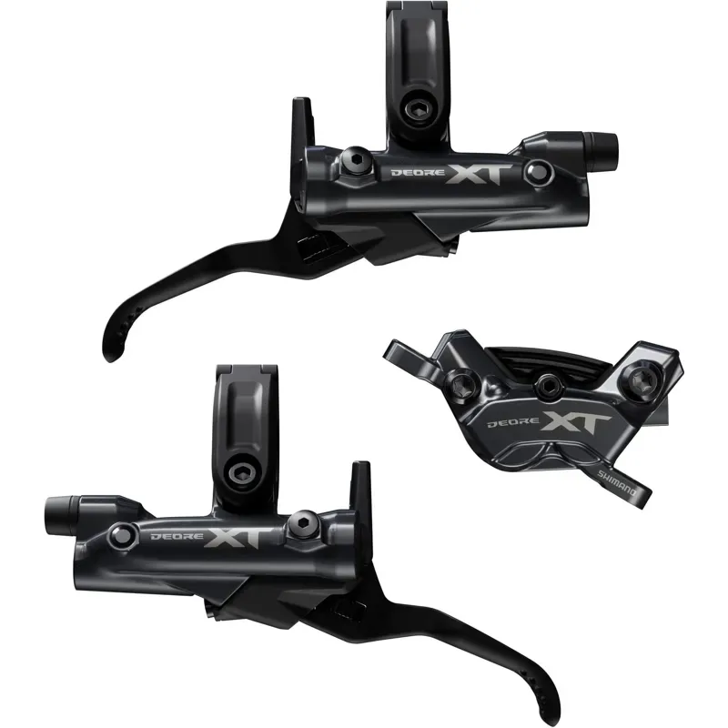 Shimano Deore XT BR-M8220/BL-M8200 4 pot Front and Rear Brake Upgrade Kit