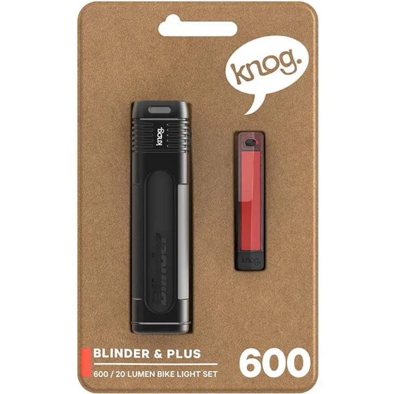 KNOG Blinder Pro 600 Plus 20 Black Bike Light Set-3