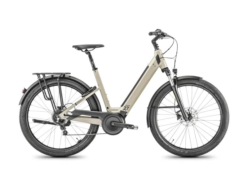 Moustache Mardi 27.4 Open 500Wh Electric Hybrid Bike in Stone Grey