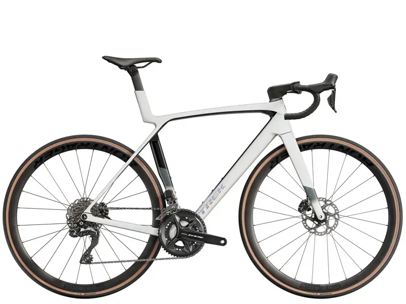 2025 Trek Madone SL 6 Gen 8 Road Bike In White Prismatic