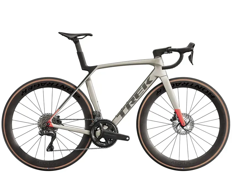 2025 Trek Madone SL 7 Gen 8 Road Bike In Matte Lunar Silver