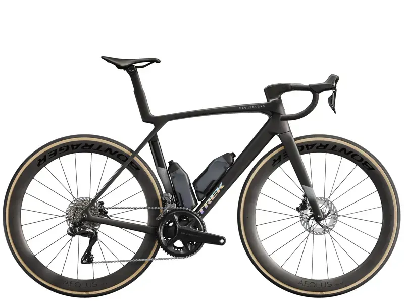 2025 Trek Madone SLR 7 Gen 8 Road Race Bike In Matte/Gloss Carbon Smoke