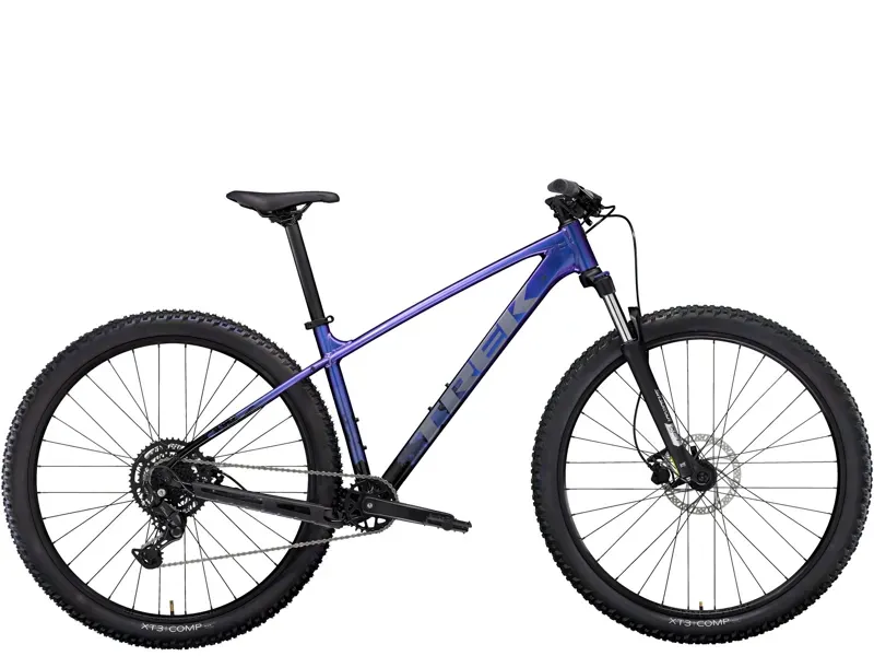 Trek Marlin 5 Gen 3 XC Mountain Bike 2025 in Purple Flip To Trek Black Fade