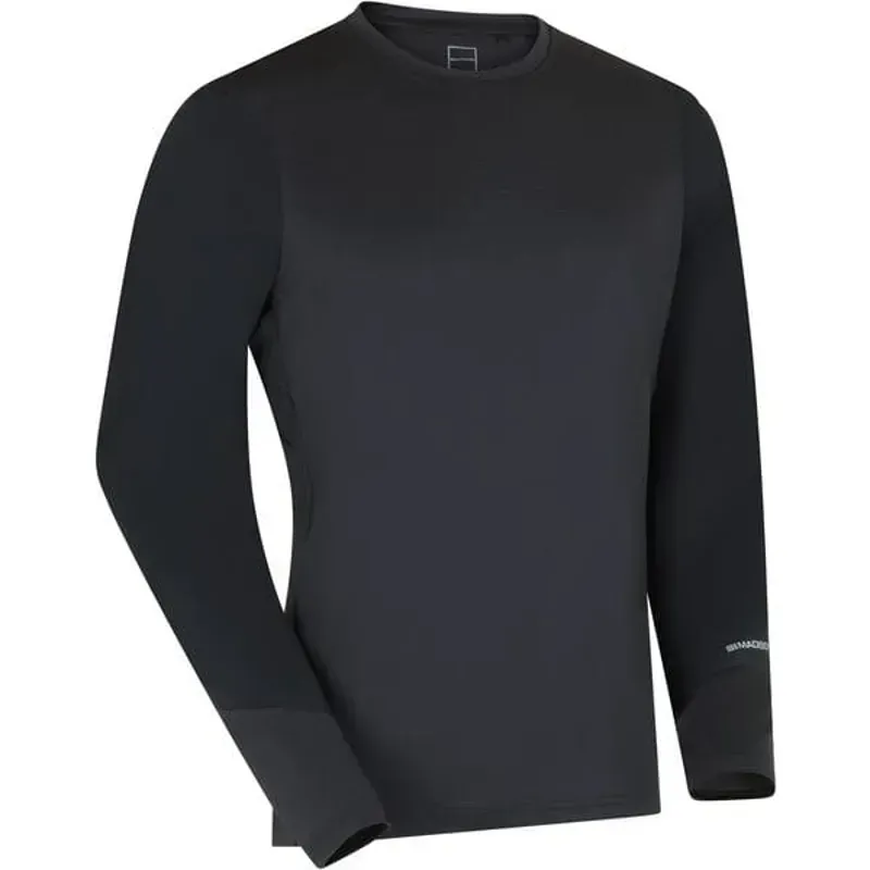 Madison Flux Men's Long Sleeve Trail Jersey In Black-1