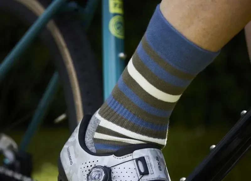 Madison Roam Isoler Merino 4 Season Sock In Slate Blue/Grey-3