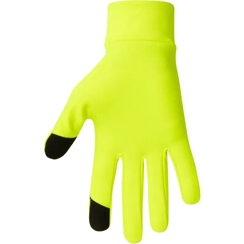 Madison Freewheel Isoler Thermal Pocket Gloves in Hi-Viz Yellow-1