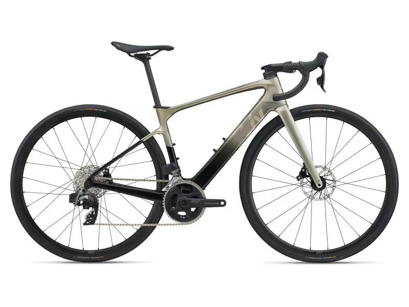 Liv Avail Advanced E+ Elite 2 Electric Road Bike In Golden Haze