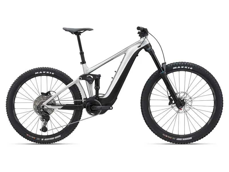 Giant Reign E+ 3 800Wh Electric Mountain Bike in Raw Aluminum