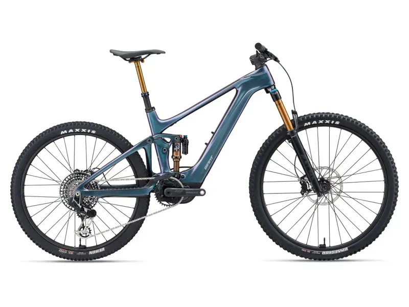 Giant Trance X Advanced E+ Elite 400Wh Electric Mountain Bike In Blue Dragonfly
