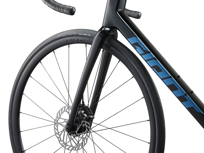 Giant TCR Advanced 2 Road Bike In Gloss Carbon/Electron Blue-5